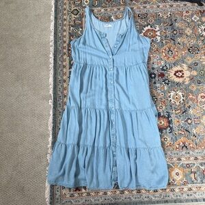 Denim Maxi Spring Dress
